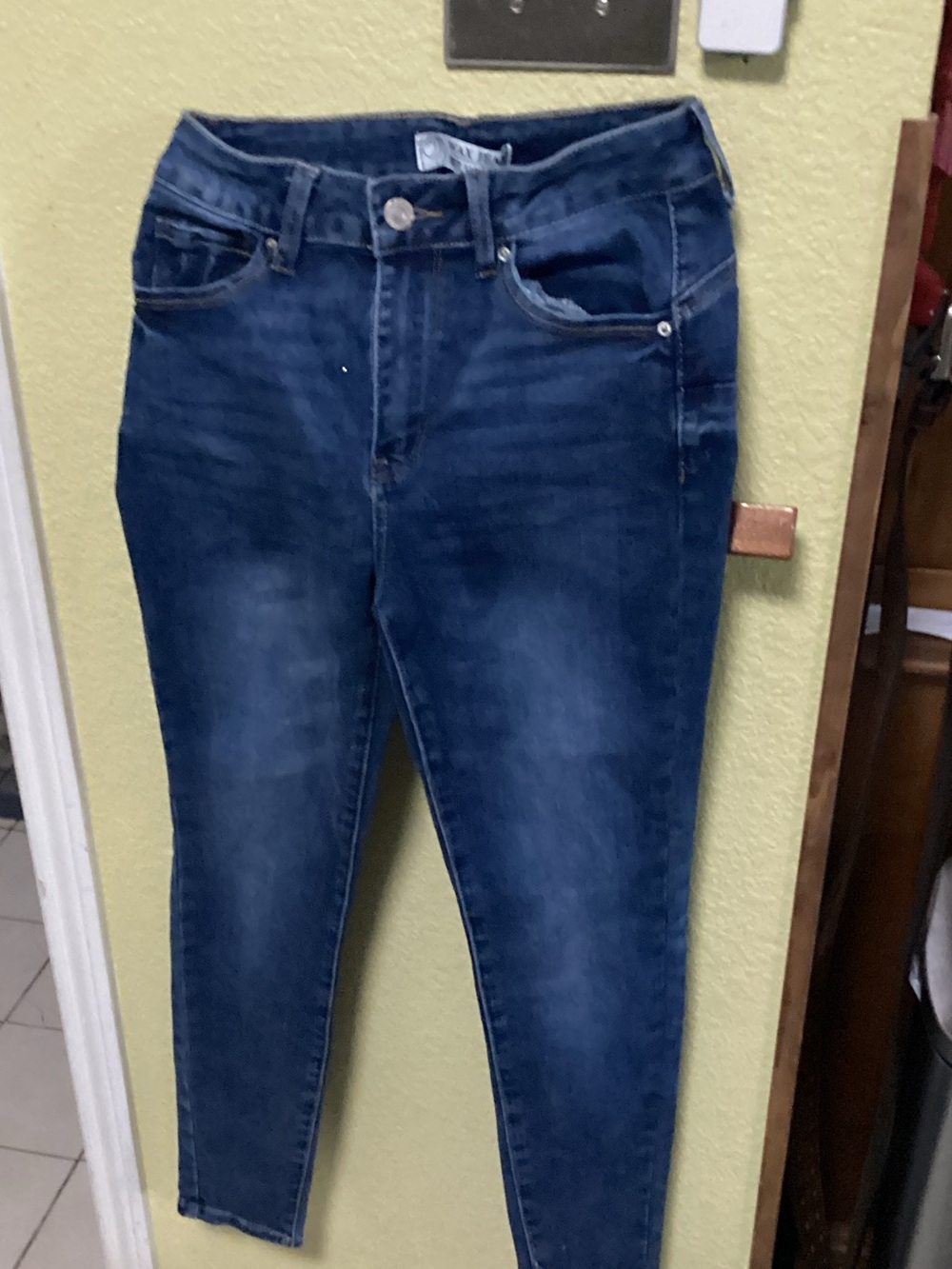 Wax Jean Dark Blue Skinny Jeans
